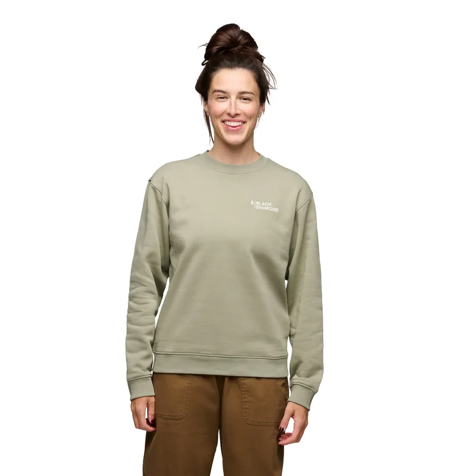 black-diamond-mini-stacked-sweat-crewneck-femme image 1