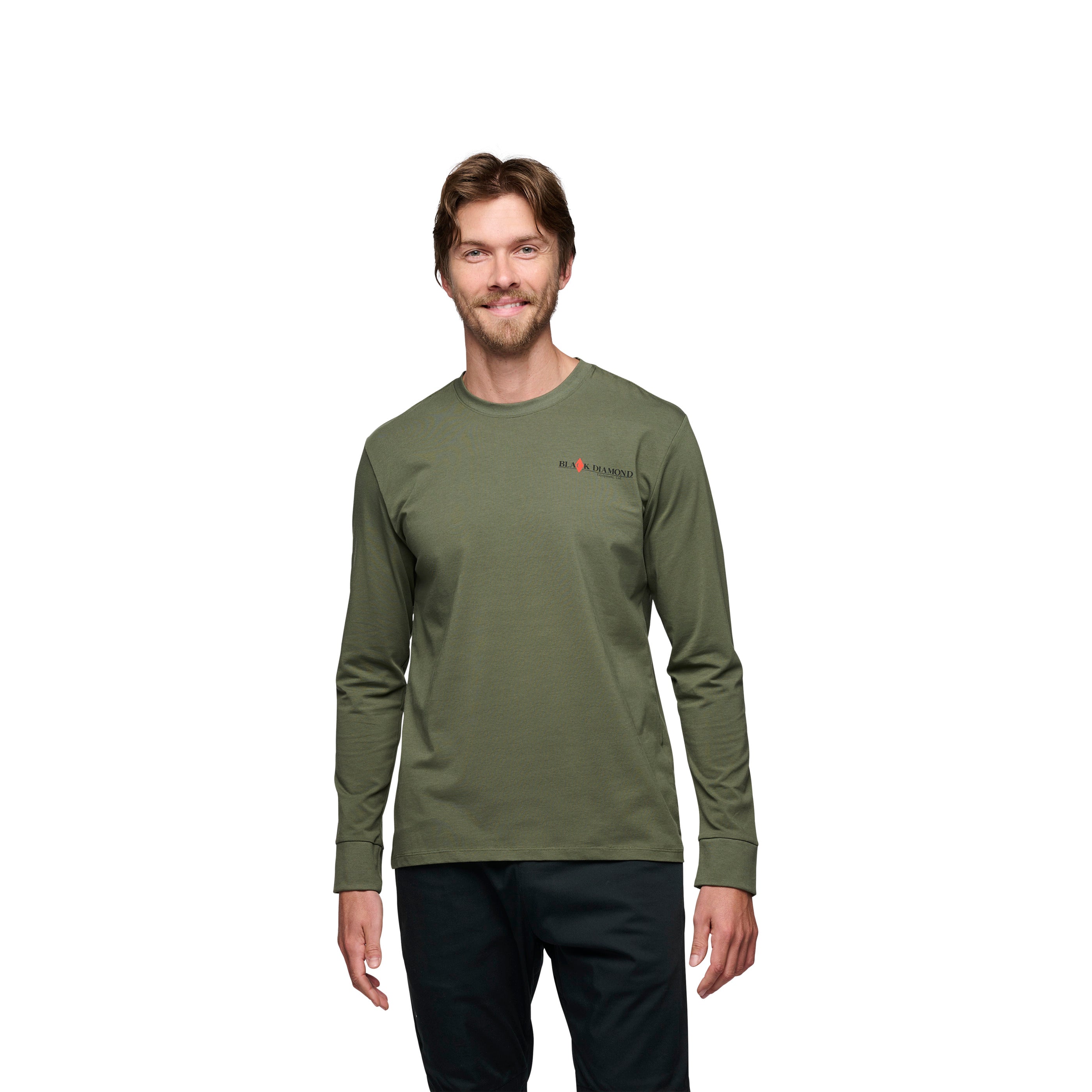 black-diamond-men-s-heritage-wordmark-long-sleeve-tee-2nds-t-shirt-manches-longu image 5