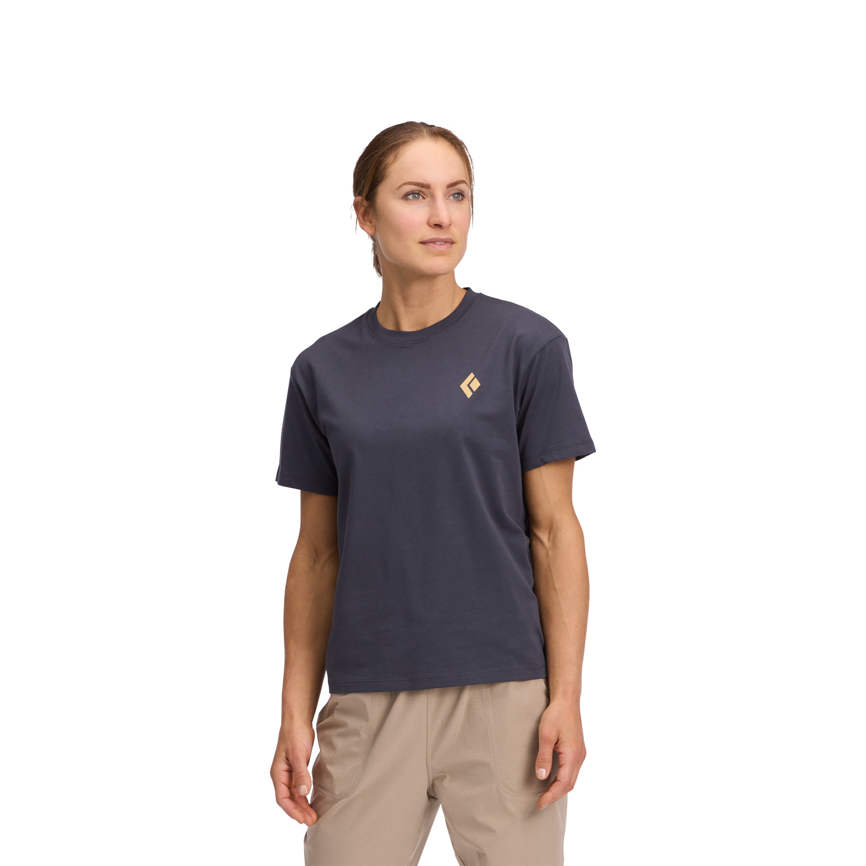 black-diamond-heritage-badge-t-shirt-femme-manches-courtes image 3