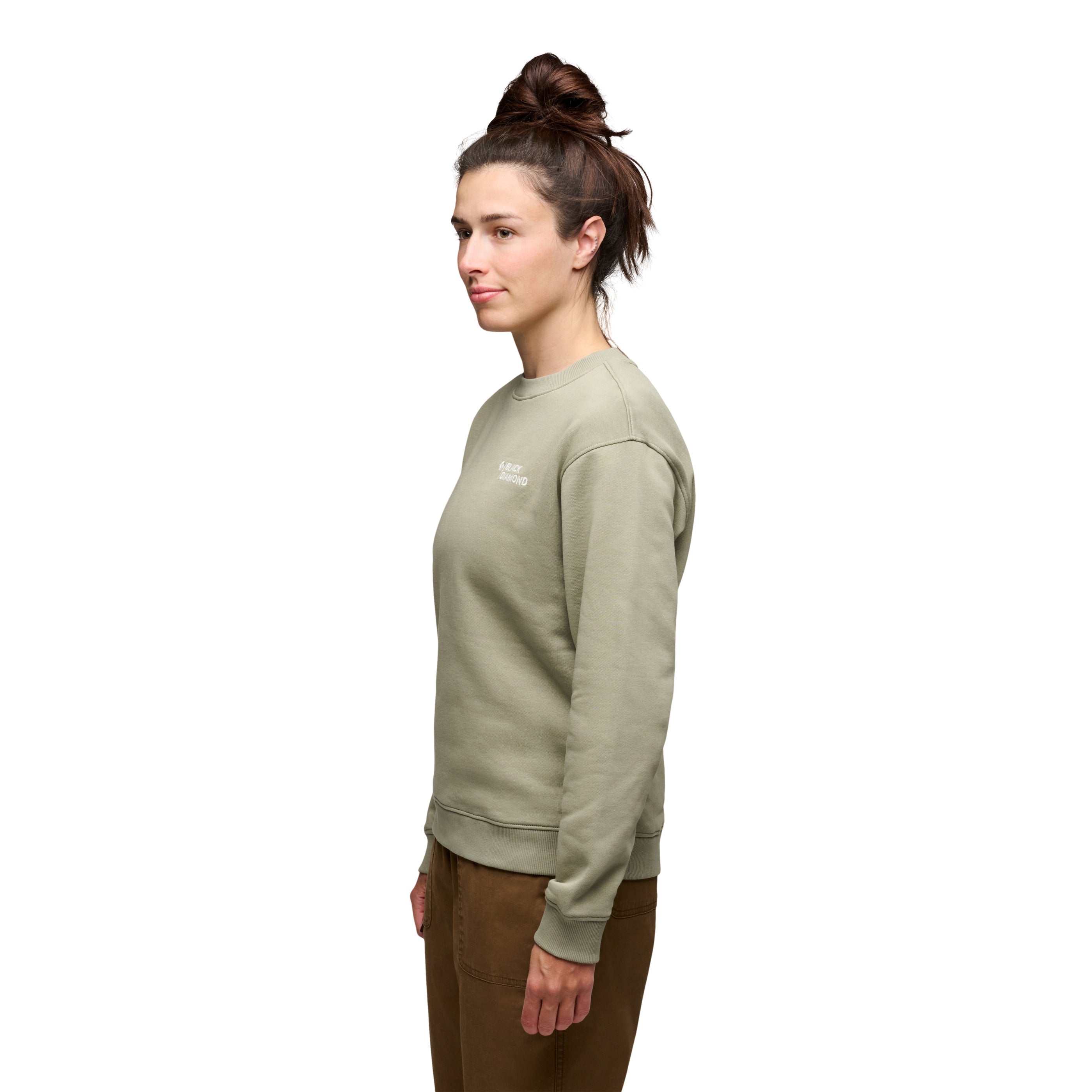 black-diamond-mini-stacked-sweat-crewneck-femme image 2