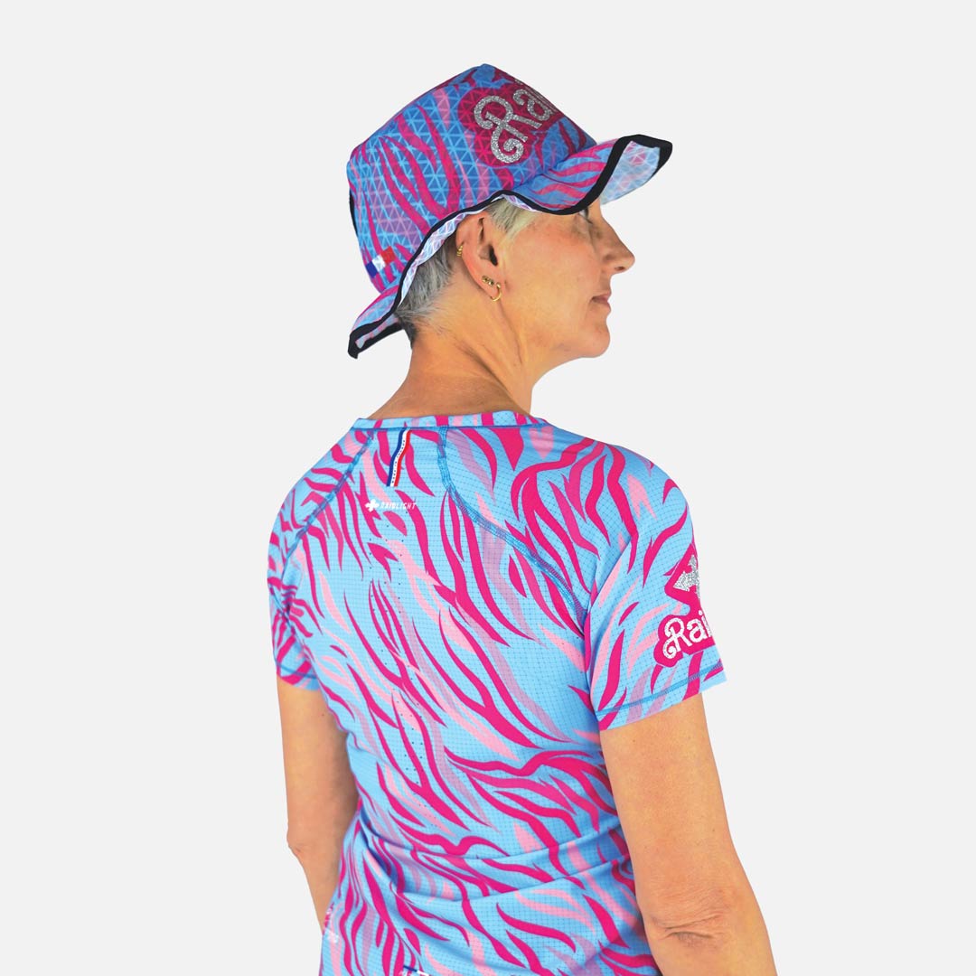 raidlight-ecodry-pink-lady-maillot-trail-femme-rose-paillettes image 8
