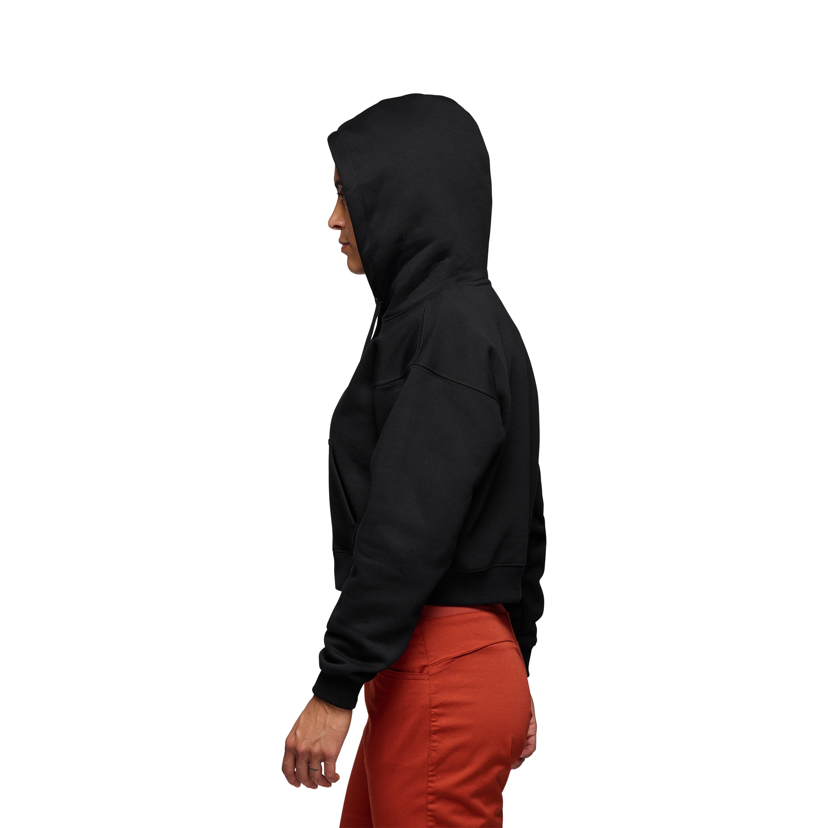 black-diamond-women-s-crop-pullover-hoody-sweat-femme image 2