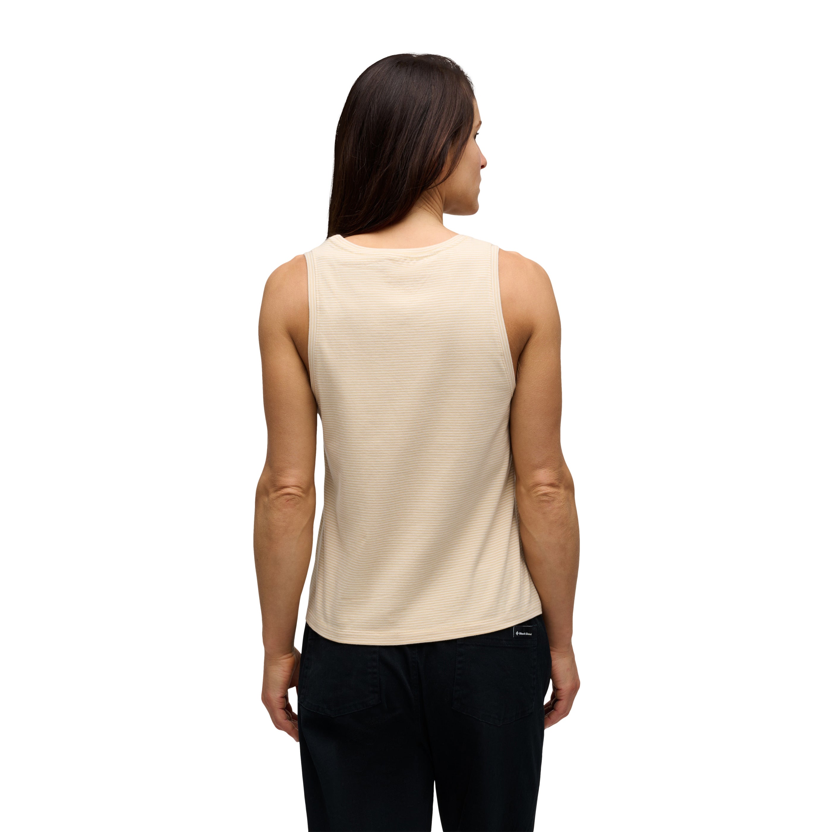 black-diamond-women-s-bd-stripe-tank-long-d-bardeur-femme-coton-stretch-long image 8