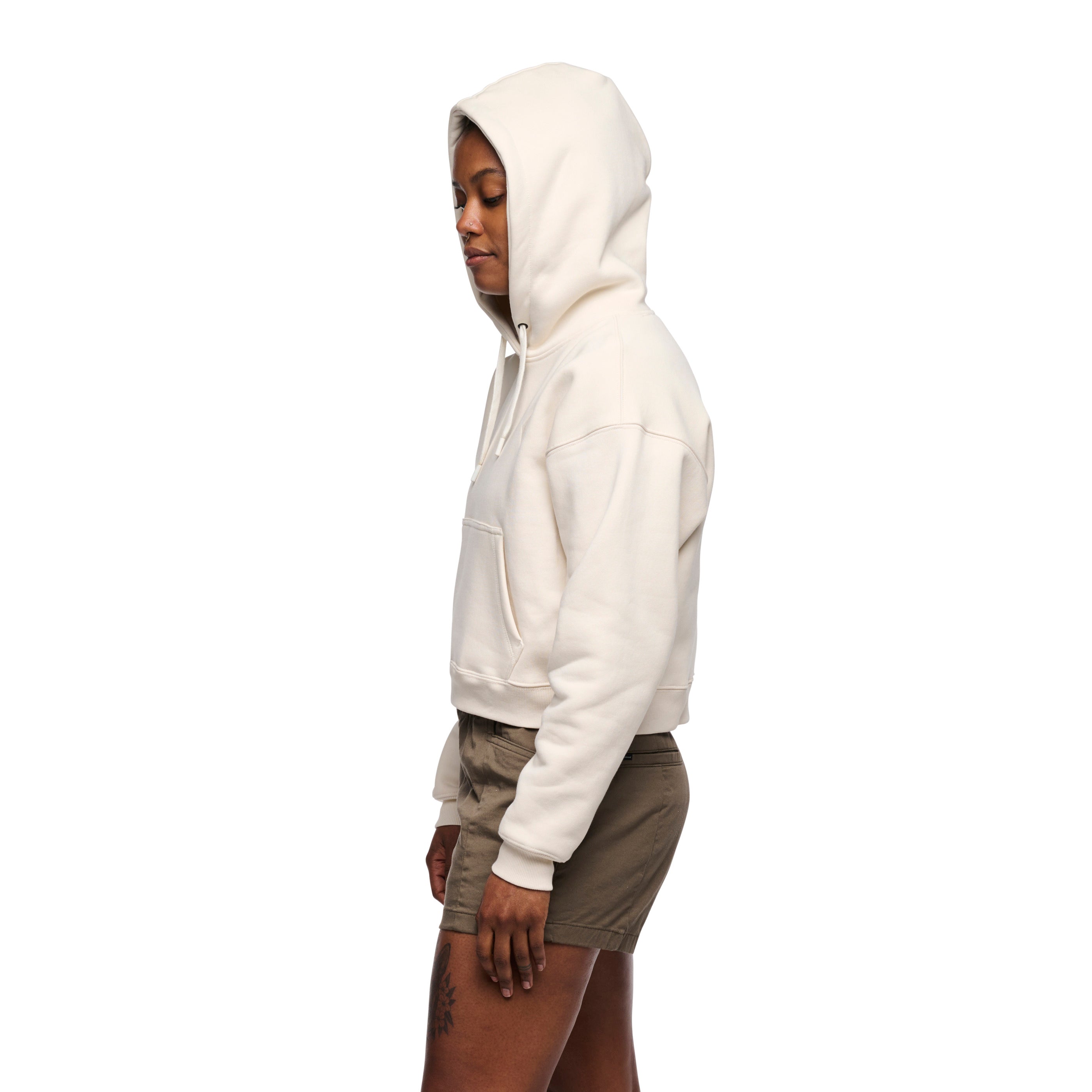 black-diamond-women-s-crop-pullover-hoody-sweat-femme image 5
