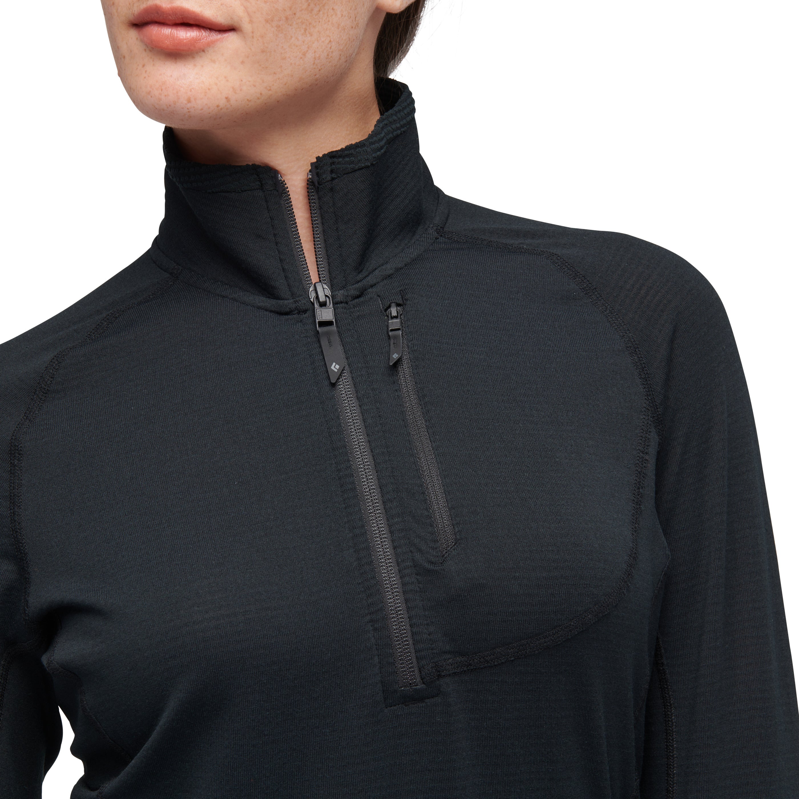 black-diamond-coefficient-lt-quarter-zip-pullover-femme image 3